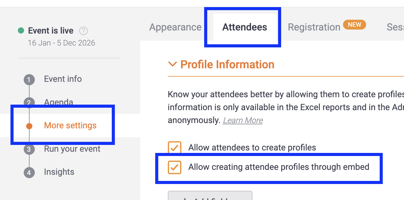 attendee profile embed enable.png